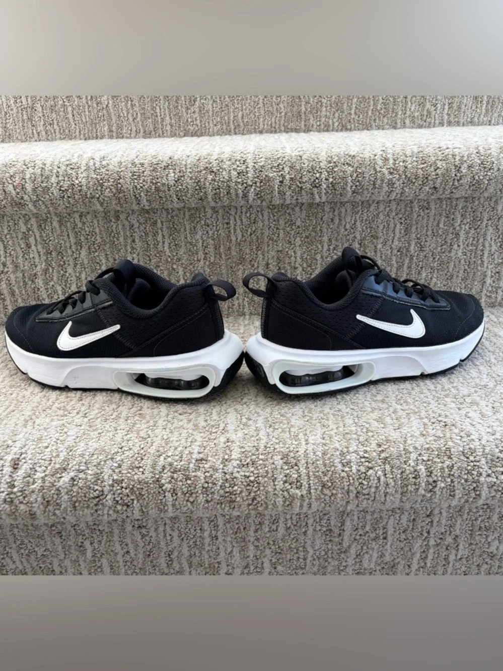 Nike Air Max INTRLK Lite kids' sneakers black and white. Size Boys 3. - Picture 6 of 10